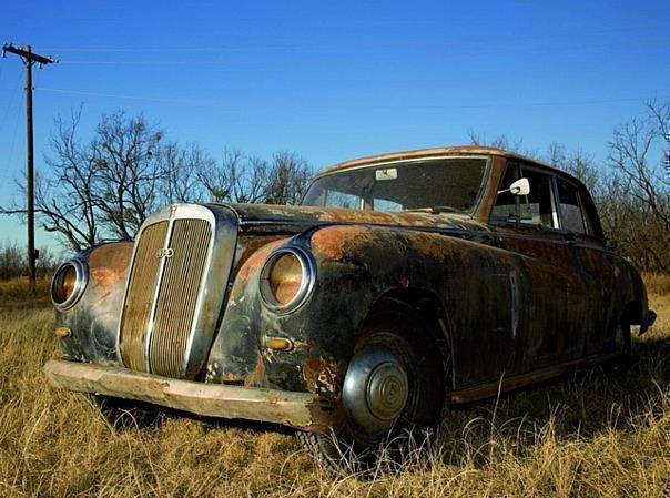 Der letzte Horch in Texas.